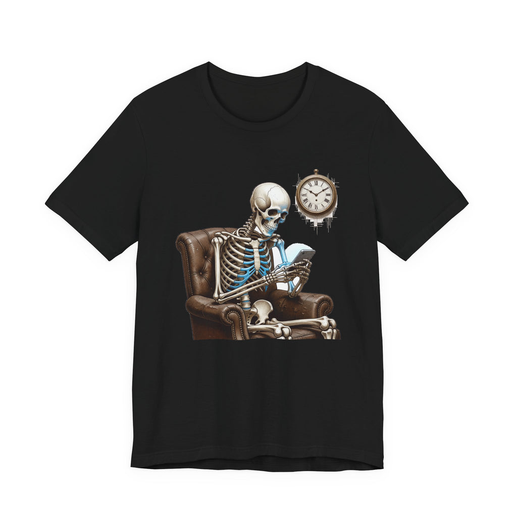 Late-Night Doomscroll Skeleton Tee