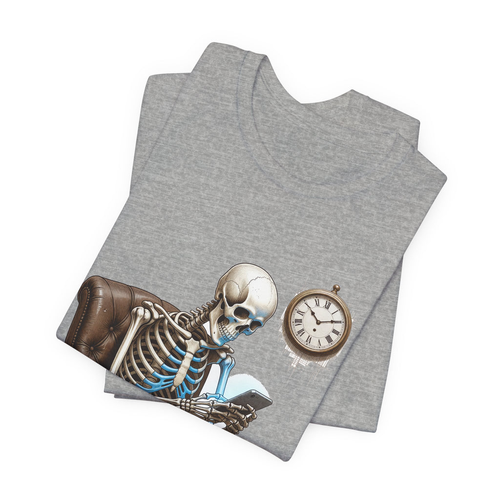 Late-Night Doomscroll Skeleton Tee