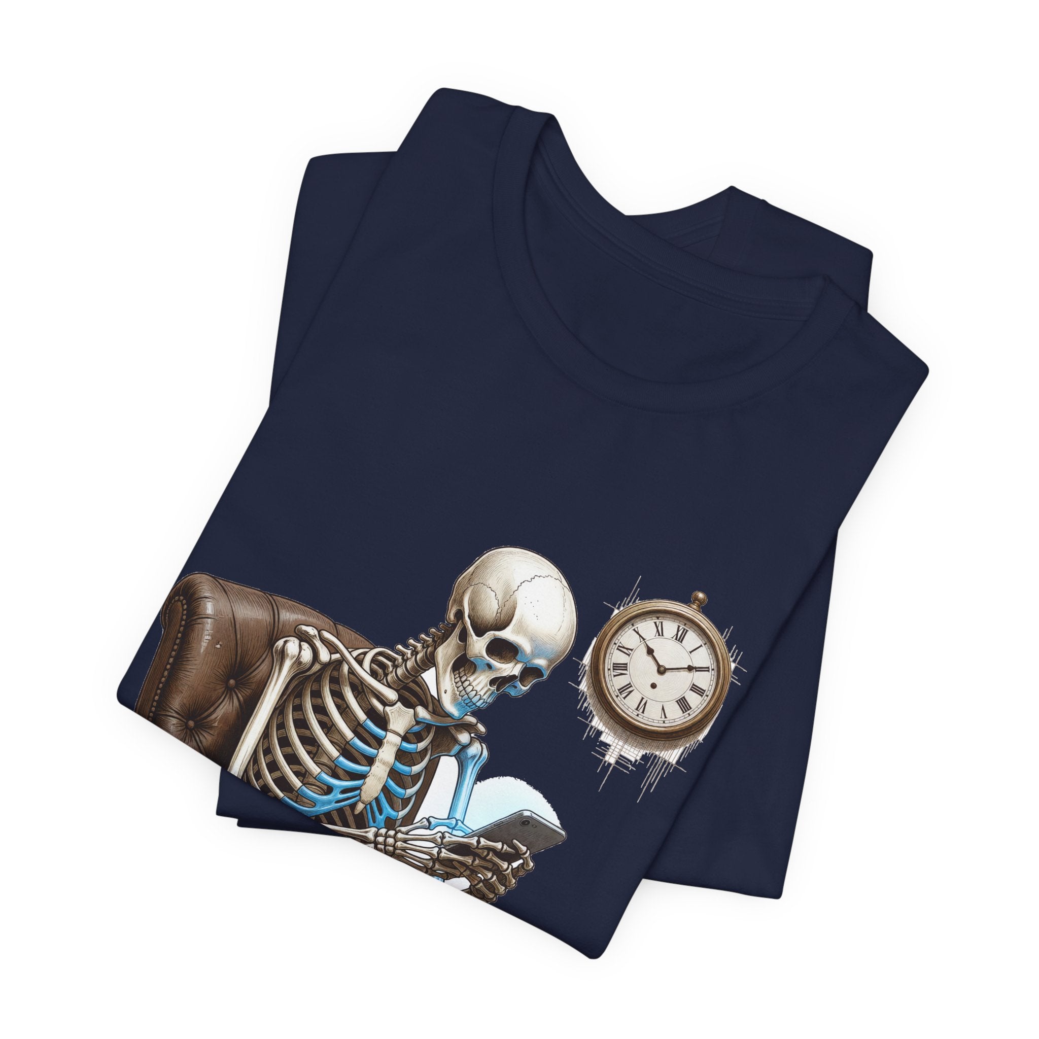 Late-Night Doomscroll Skeleton Tee