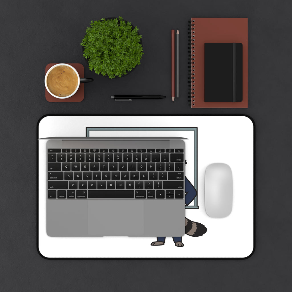Raccoon CFO Desk Mat