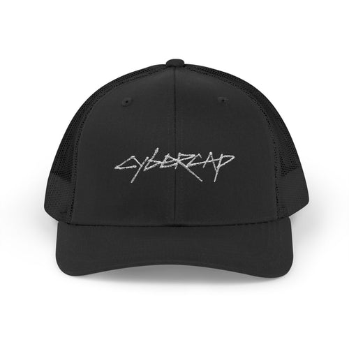 Black CyberCap trucker, front